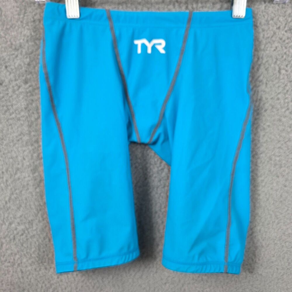 TYR Men's Thresher Swim Race Jammer Blue Size 24